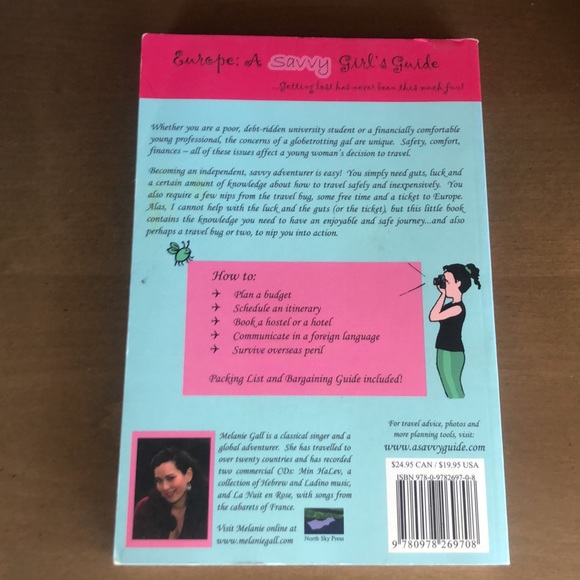 ⭐️ 5/$30 BOOK 📚 Europe: A Savvy Girl’s Guide - Picture 3 of 3